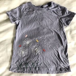 Hanna Andersson lavender butterfly shirt